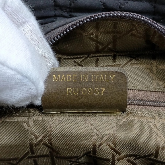 Lady Dior handbag in nylon  quilting with gold details - Picture 8 of 8